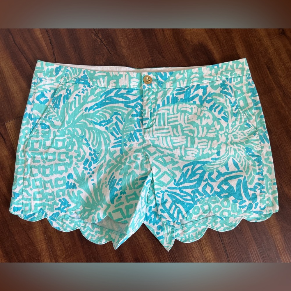 EUC Lilly Pulitzer Buttercup Shorts, Size 14